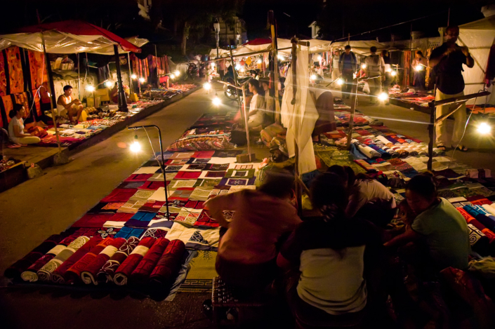 Laos Luang Prabang Night Market
